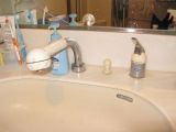 「洗面所の水栓（シングルレバー）取替え」についての画像