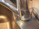 「システムキッチンの混合水栓修理」についての画像