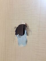 「木製ドアの穴補修をしてもらいたい（横浜）」についての画像