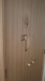 「室内木製ドアの修理または交換」についての画像