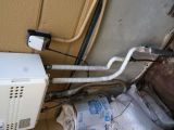 「給湯器からのお湯配管漏れ修理」についての画像
