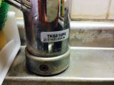 「台所の蛇口　水漏れを修理」についての画像
