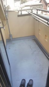 「ベランダの床のペンキ　防水塗装」についての画像