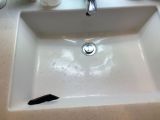 「洗面所の洗面ボール（タカラシステム）が割れた、交換か修理」についての画像