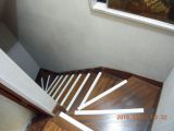 「階段に手すりを付けたい（段数は13段〜14段、曲がり角が2箇所あり）」についての画像