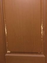 「室内ドアの傷の修復」についての画像
