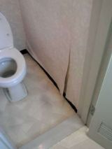 「トイレの壁紙のはがれ修理」についての画像