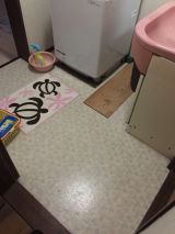 「トイレの床と洗面所の床の張替え」についての画像
