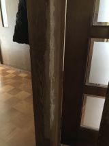 「柱（75cm程×5cm程2箇所）ドア（40cm×5cm程4、5ヶ所）修理」についての画像