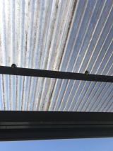 「ベランダの屋根の波板留め具修理」についての画像