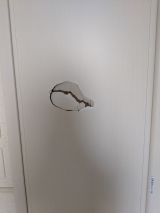 「クローゼットのドア穴補修」についての画像