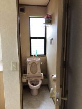「トイレのリフォーム（二世帯住宅の二階のトイレです）」についての画像
