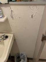 「トイレの壁修理と塗装」についての画像