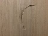 「洋室ドアの穴あきの修理」についての画像