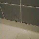 「浴室壁面下タイルの修理」についての画像