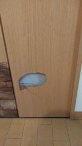 「ドアの穴修理（縦15センチ 横20センチ）」についての画像