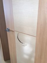 「ドアの穴（20×20㎝）を修理したい」についての画像