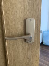 「扉のレバーを鍵付きに交換」についての画像