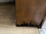 「お風呂の入り口の木枠の修理」についての画像