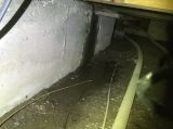 「床下の給湯配管の水漏れ」についての画像