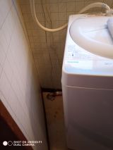 「水漏れがするので洗濯パン設置工事したい」についての画像