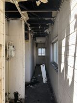 「火災で８７％の損害を受けたアパートの修繕」についての画像