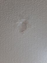 「アパートの天井穴の修理」についての画像