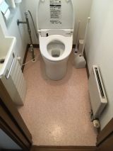 「トイレの床を張り替えたい（中古で購入のためリフォームしたい）」についての画像