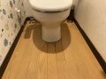 「トイレの床を貼替」についての画像