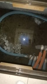 「床下汚水清掃除菌防カビ　シロアリ施工」についての画像