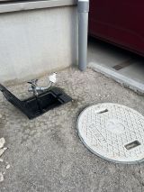 「庭の散水栓を立水栓に交換を検討」についての画像
