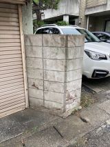 「ガレージ脇のブロック塀の撤去」についての画像