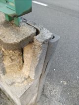 「駐車場のブロック塀の補修」についての画像