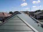平板スレート（パミール）への横葺き鋼板屋根カバー工法