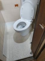 狭い和便トイレを洋便器に改修