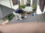 屋根漆喰塗り工事