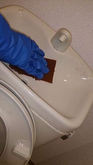 トイレ手洗い部分クリーニング磨き