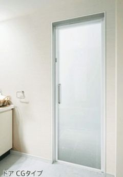 開き戸タイプの浴室ドア